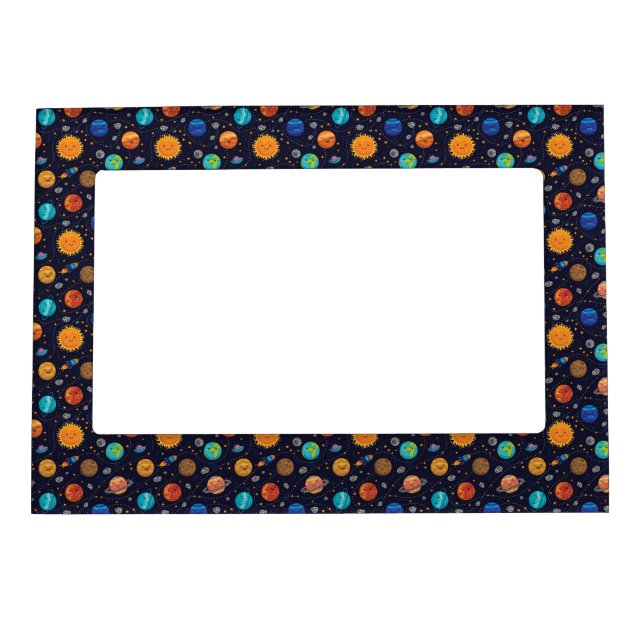 Happy Planets Magnetic Picture Frame (Front)