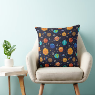 Happy Planets Pillow