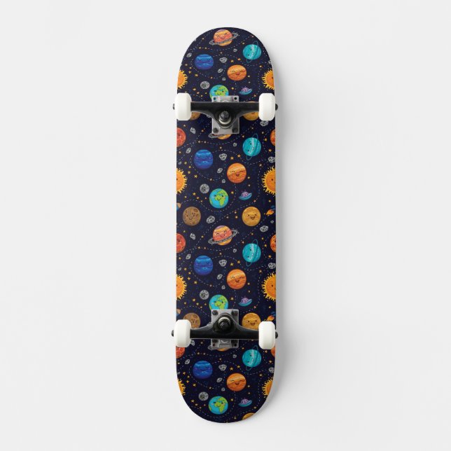 Happy Planets Skateboard (Front)