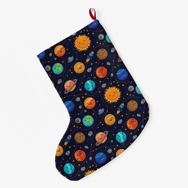 Happy Planets Stocking (Back (Hanging))