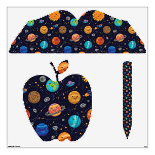 Happy Planets Wall Decals