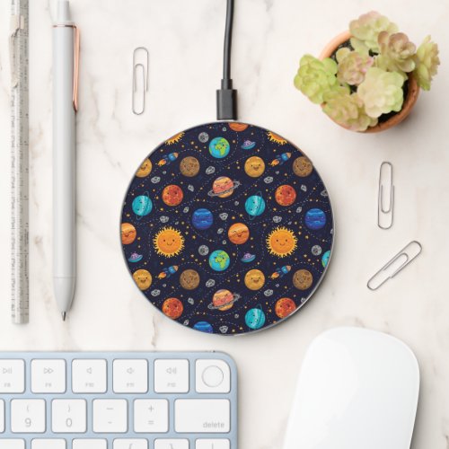 Happy Planets Wireless Charger