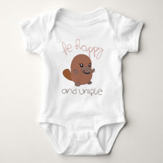 Happy Platypus T-Shirt Baby Bodysuit