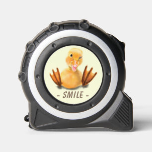 Happy Playful Duck Smile Funny Tape Measure