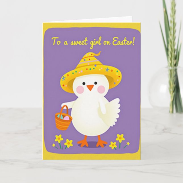 Happy Plump Bird Springtime Card (Front)