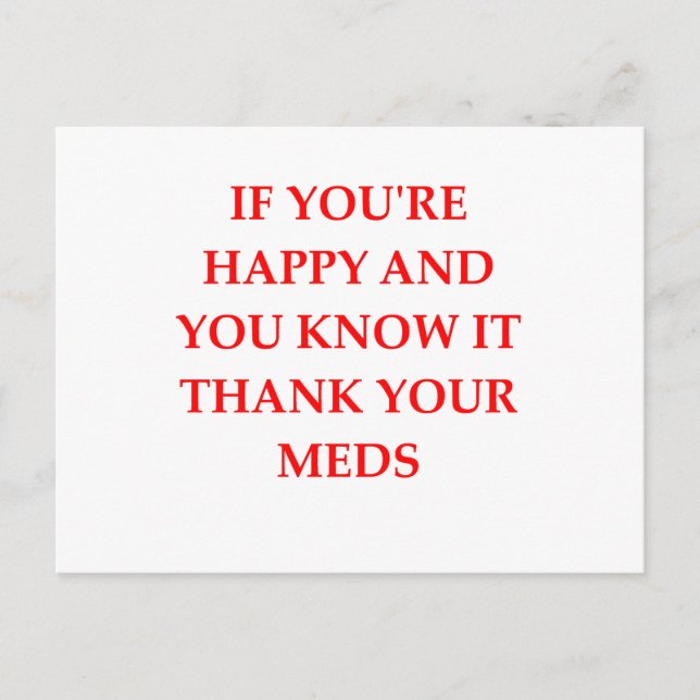 HAPPY.png Postcard (Front)