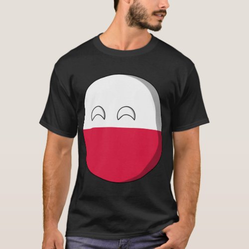 Happy Polandball   T_Shirt