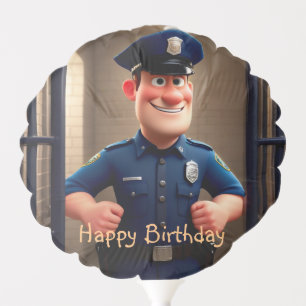 Happy Policeman Balloon