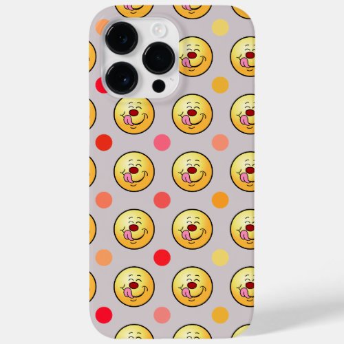 Happy Polka Dots Customize Background Case_Mate iPhone 14 Pro Max Case