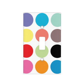 Happy Polka Dots Light Switch Cover