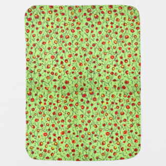 Happy Poppy Baby Blanket