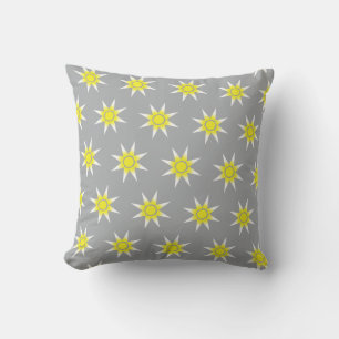 Happy Positive Magic Sun Pattern Pillow Cushion