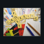 Happy Postcrossing crossword postcard<br><div class="desc">Happy Postcrossing postcard for postcrossers.</div>