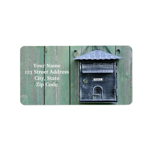 Happy Postcrossing Mailbox Label