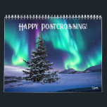 Happy Postcrossing - Medium Calendar<br><div class="desc">My name is Corinne Danzl. I’m an Alaska artist. My artist website is called Ink Goes Wild Alaska. The easiest way to find my inkgoeswildalaska Zazzle store is via the link located on the navigation bar of my website. This calendar is part of my collection titled ‘Calendars’. I try to...</div>