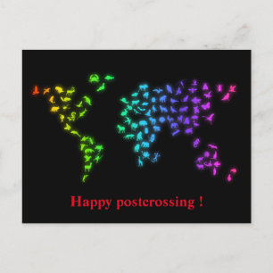 Happy postcrossing! postcard