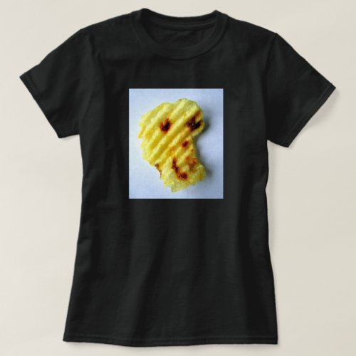 Happy Potato Chip Face T_Shirt