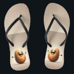 Happy potato Custom Wedding Colors Bride Gift Flip Flops<br><div class="desc">This is perfect surprising gift present for your friends, boyfriend, girlfriend, husband, wife, parents, mother, mom, dad, papa, father in law, kid, son, daughter, brother, sister, uncle, aunt, grandpa, grandma on birthday, St Patrick's day, mother's day, father's day, valentine, thanksgiving, Christmas, veteran's day, any occasion and for anyone. especial for...</div>