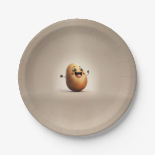 Happy Potato Party Time Paper Plates