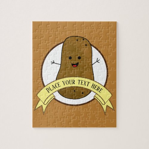 Happy Potato Personalized Jigsaw Puzzle