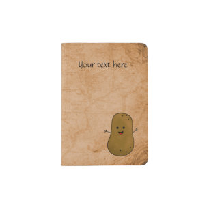 Happy Potato Personalized Passport Holder