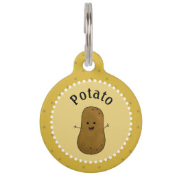 Happy Potato Personalized Pet ID Tag
