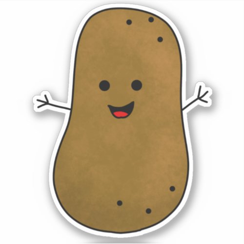 Happy Potato Sticker