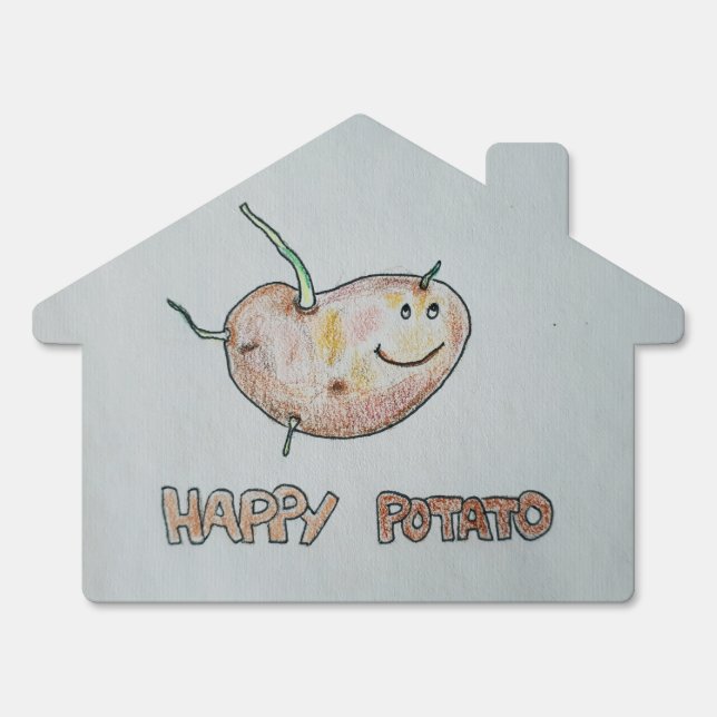 Happy Potato Yard Sign (Front)