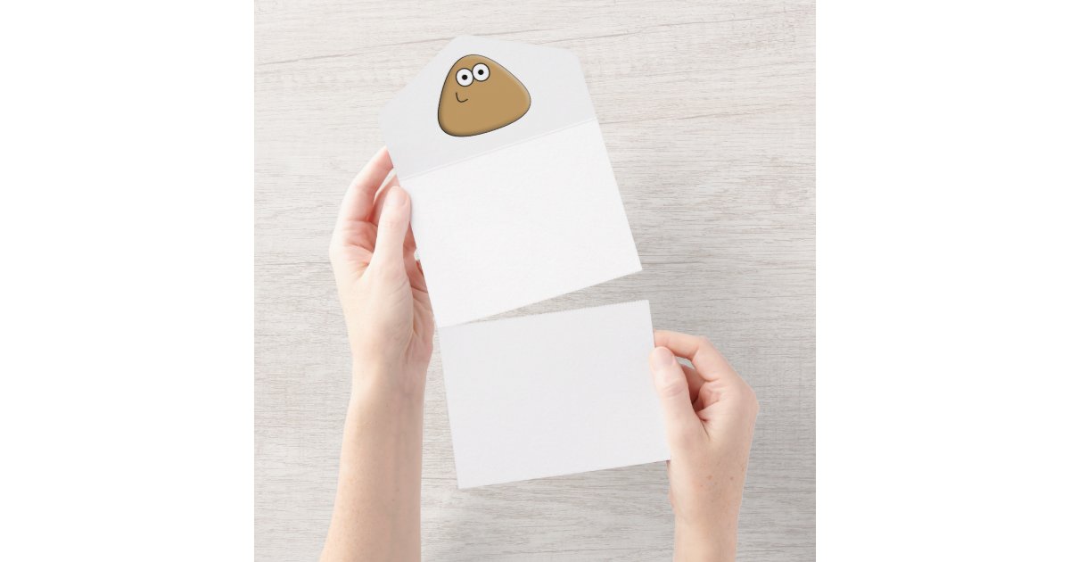 Pou Greeting Cards for Sale