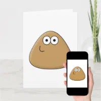 Pou Greeting Cards for Sale