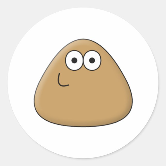 Happy Pou - Sticker (Front)