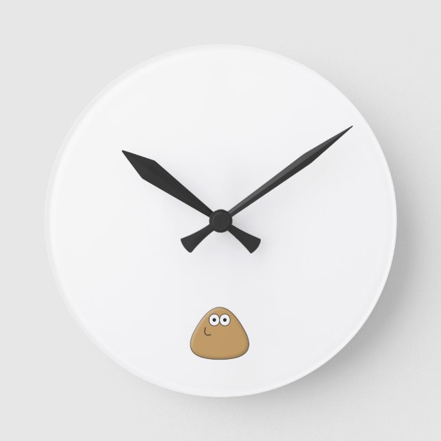 Happy Pou - Wall Clock (Front)
