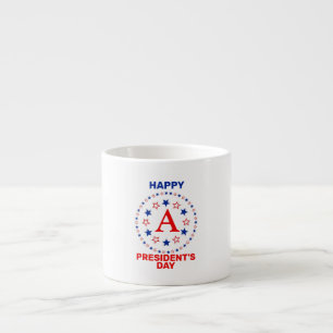Happy President's day custom monogram Coffee Mug