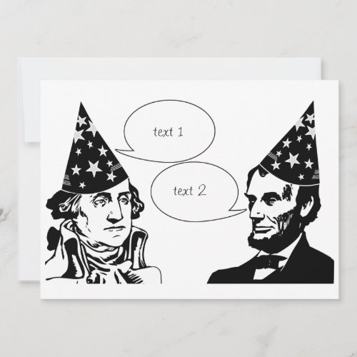 Happy Presidents Day Invitation