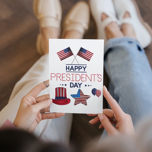 Happy Presidents Day Postcard