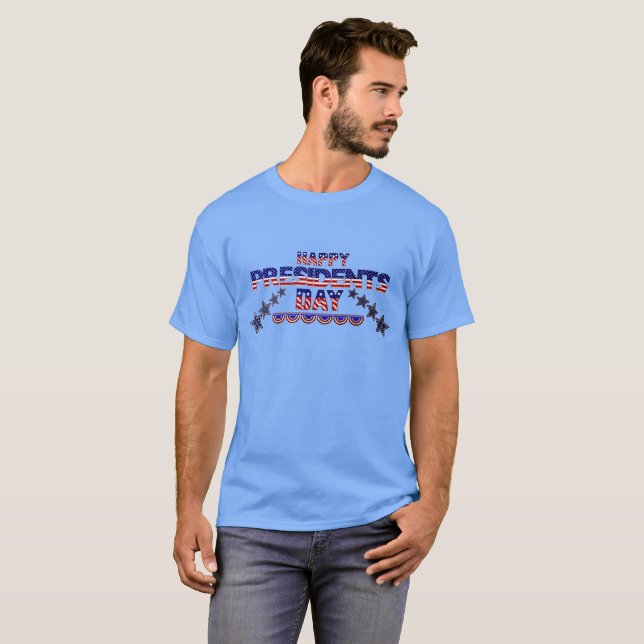Happy President's day USA 2018 T-Shirt (Front Full)