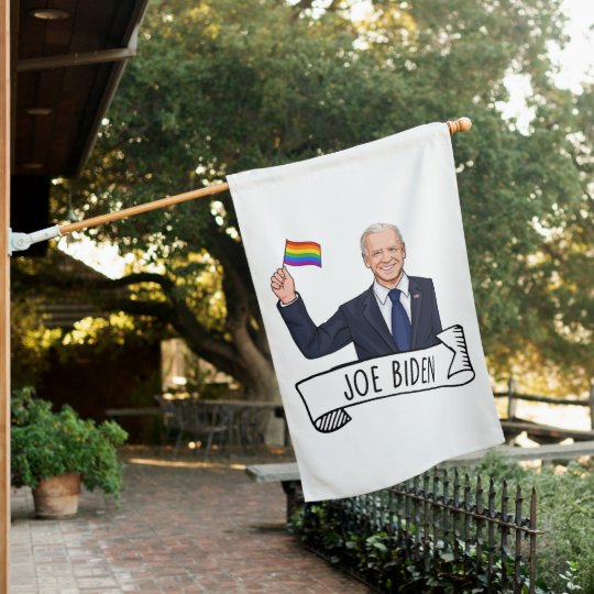 Happy Pride from Joe Biden House Flag