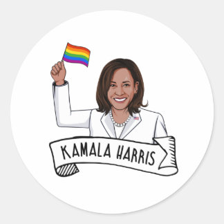 Happy Pride from Kamala Harris Classic Round Sticker