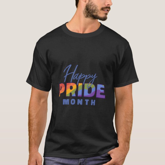 Happy Pride Month Radiant Diversity T-Shirt (Front)