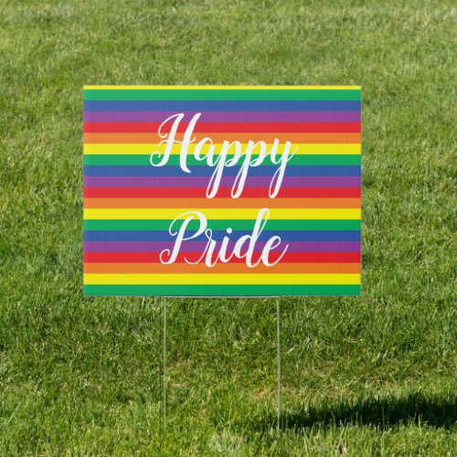 Happy Pride Sign