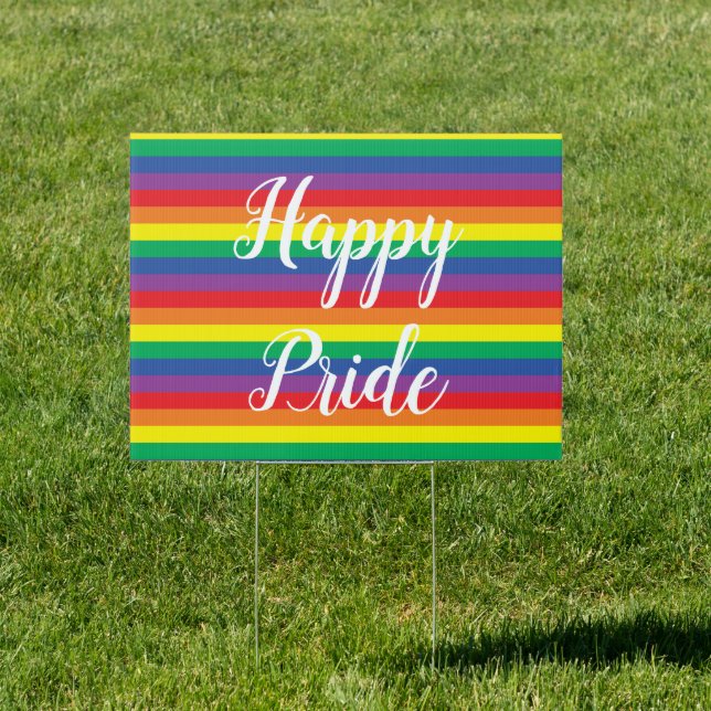 Happy Pride Sign (Insitu)