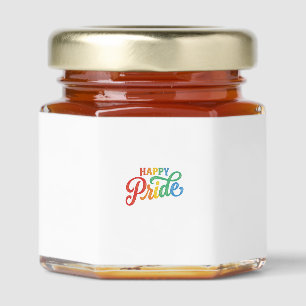 Happy Pride Vintage Rainbow Typography Shirt_1 Honey Jar Favors