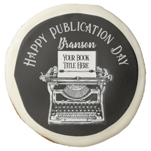 Happy Publication Day Personalized Sugar Cookie