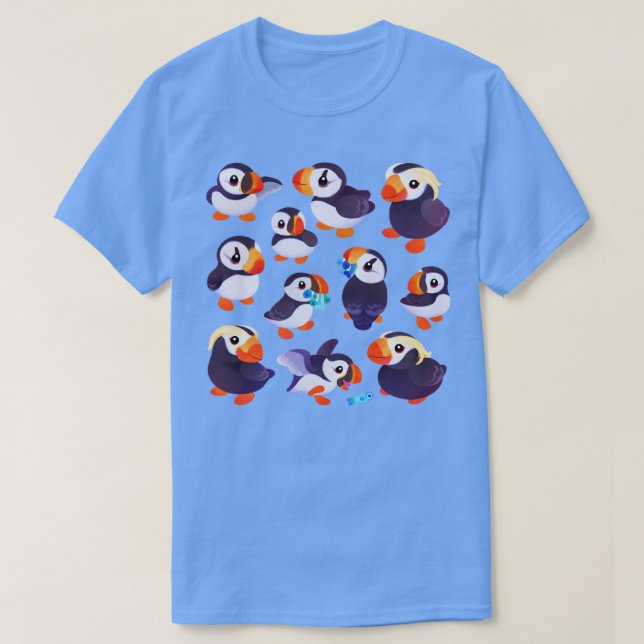 Happy puffin T-Shirt (Design Front)