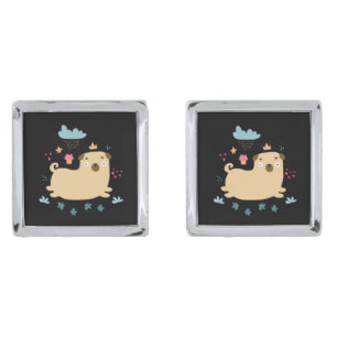 Happy Puggy Cufflinks