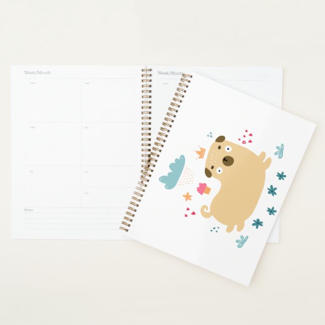 Happy Puggy Planner (Display)