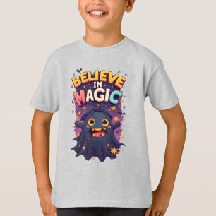 Happy Pumpkin Character With Jack O Lantern Displa T-Shirt