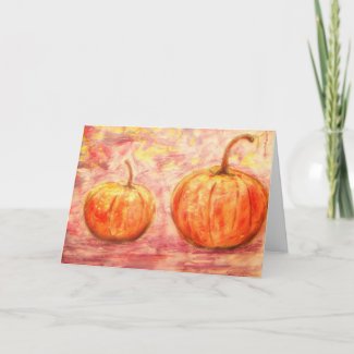 Happy Pumpkin Day Art holiday card