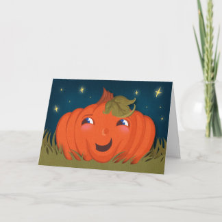 Happy Pumpkin Halloween Card
