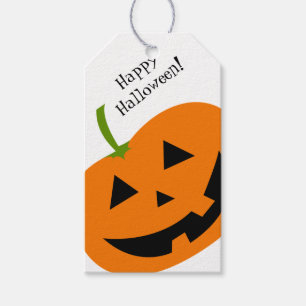 Happy Pumpkin Halloween Gift Tag